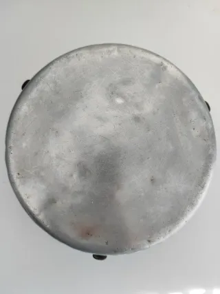 Fiambrera Vintage Aluminio 2 Platos