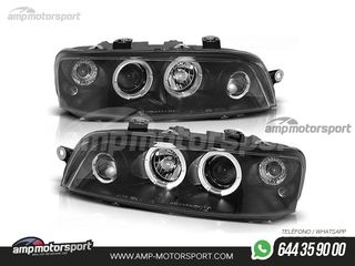 FAROS DELANTEROS OJOS DE ANGEL PARA FIAT PUNTO