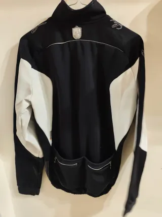 Giacca ciclismo Campagnolo nera e bianca