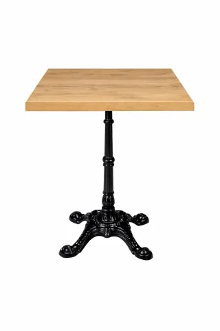 Mesas con pie de forja