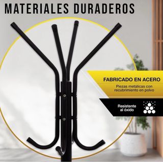 Perchero de pie metálico 170cm