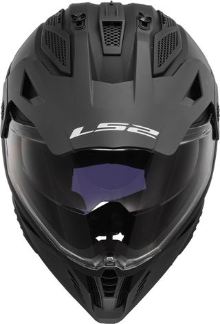LS2 casco de motocross Pioneer II noir mat XL