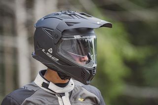 LS2 casco de motocross Pioneer II noir mat XL