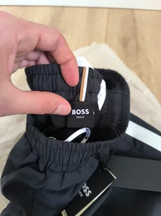 Bañador BOSS Negro Talla L Nuevo