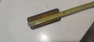 Catadióptrico naranja moto