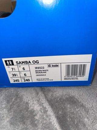 Adidas Samba Marrones y Blancas