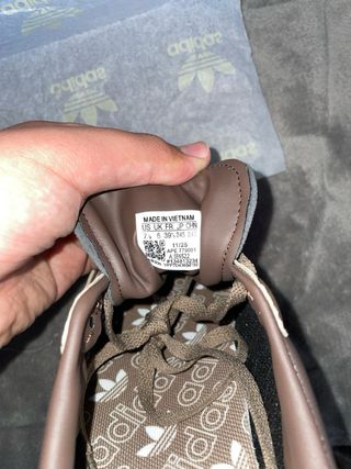 Adidas Samba Marrones y Blancas