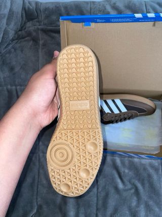 Adidas Samba Marrones y Blancas