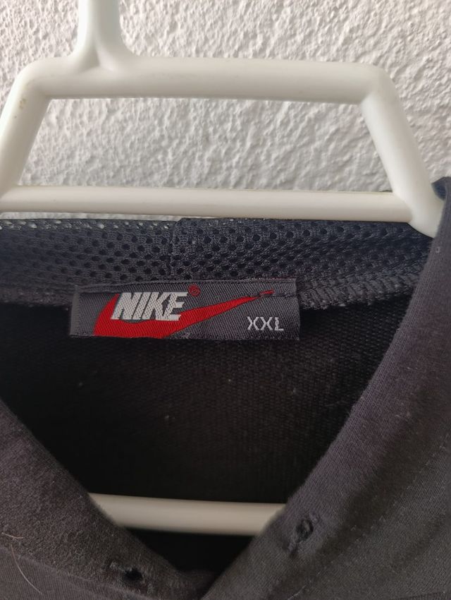 Nike Sudadera Capucha 2 Logos Talla XXL Negra