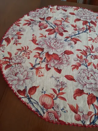 Centro de mesa redondo floral