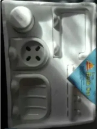 Set 5 accesorios baño en su caja