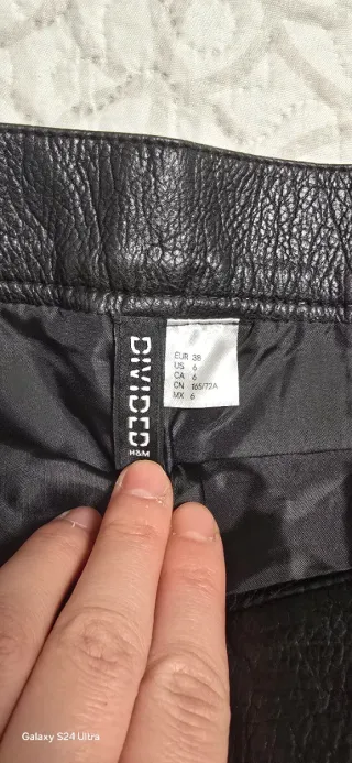 Pack 2 faldas polipiel negras