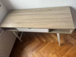 Escritorio moderno madera y metal