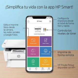 HP LaserJet M140we 7MD72E, Stampante Laser A4 Multifunzione