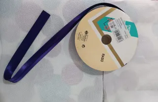 Bies Perfilado Raso Morado 18mm