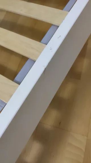 Cama infantil Ikea blanca 70x160