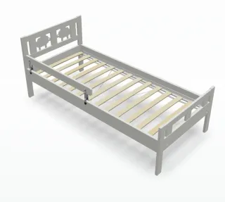 Cama infantil Ikea blanca 70x160