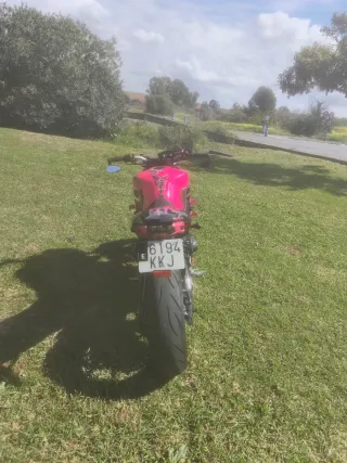 Yamaha MT-09 carbono y Rosa