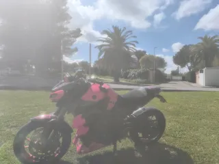 Yamaha MT-09 carbono y Rosa