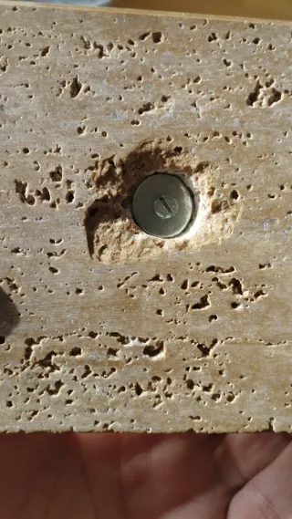 Porta stiloforo Omas in marmo