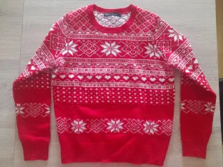 Jersey Navideño Rojo y Blanco Talla S FB SISTER
