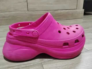 Crocs plataforma rosa Talla 41