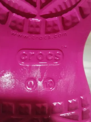 Crocs plataforma rosa Talla 41