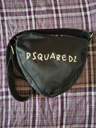 Borsa a cuore Dsquared2 nera