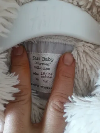 Chaqueton Zara niña gris