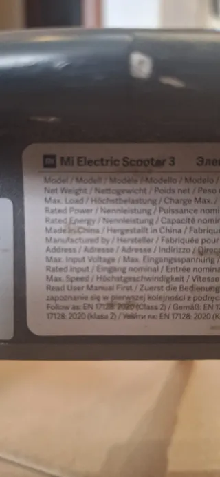 Patinete Eléctrico Xiaomi 3