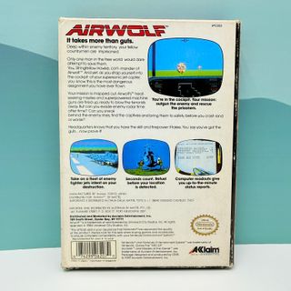 Airwolf NES PAL A Gioco Nintendo Completo