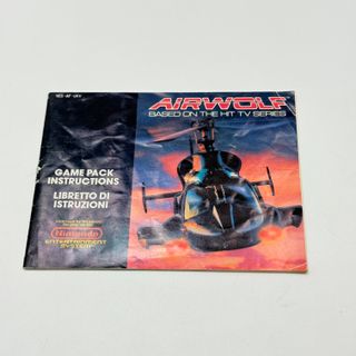 Airwolf NES PAL A Gioco Nintendo Completo