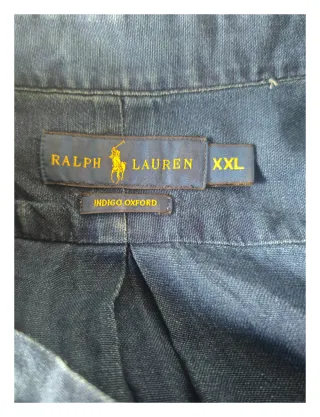 Camisa Ralph Lauren Indigo Oxford XXL