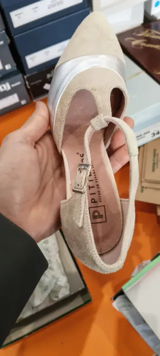 Zapatos Pitillos estilo años 20 - Talla 36