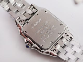 Reloj Cartier Plata y Blanco