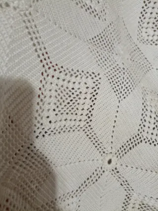 Colcha ganchillo artesanal algodón perlé