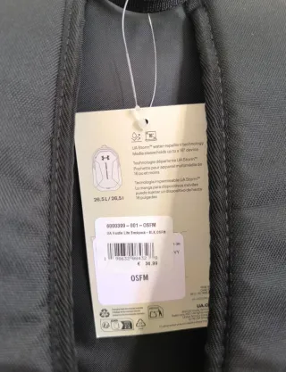 Mochila Under Armour Negra Nueva 26.5L