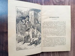 Libro Antiguo Lecturas Morales