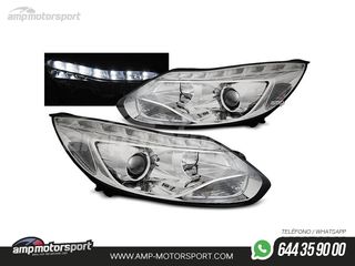 FAROS DELANTEROS LUZ DIURNA LED PARA FORD FOCUS MK3 2011-2014