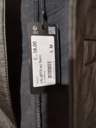 Giacchino similpelle corto nero