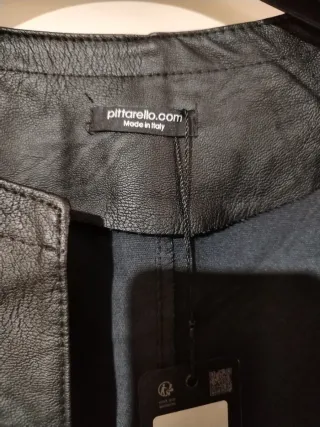 Giacchino similpelle corto nero