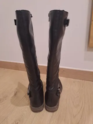 Botas altas negras mujer