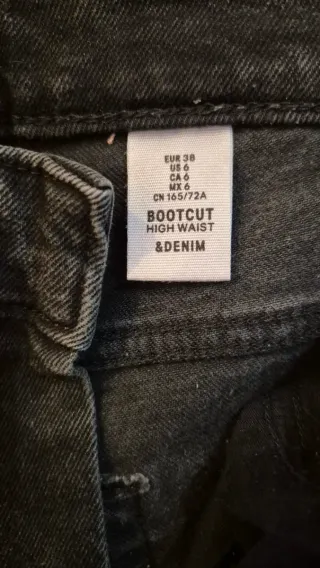 Tejanos H&M negros T.38