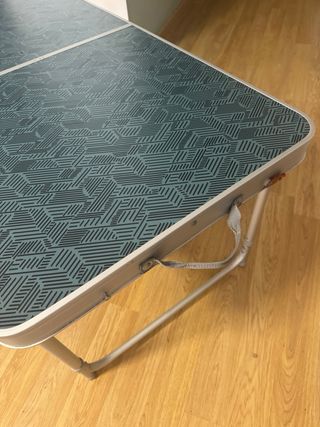 Mesa Camping Plegable + 4 Taburetes