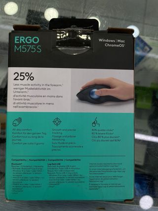 Trackball Inalámbrico Logitech ERGO M575S