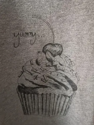 Sudadera Only gris talla S