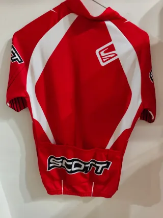 Maglia Ciclismo Scott Rossa Taglia S