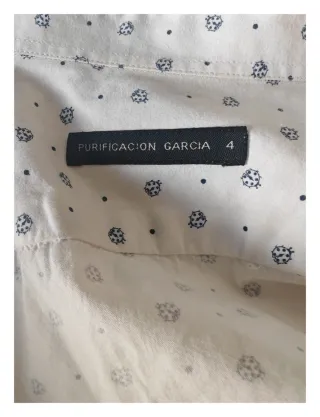Camisa Purificación García Estampada Talla 4