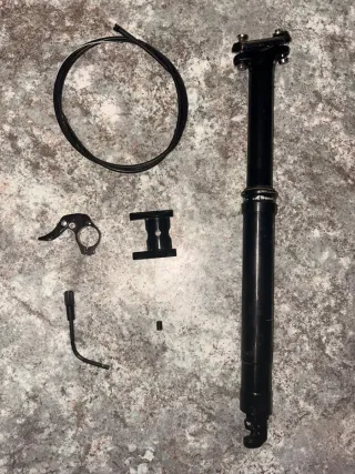 Tija telescópica para bicicleta