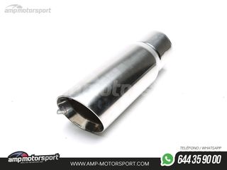 COLA DE ESCAPE OVALADA BISELADA 120x130MM